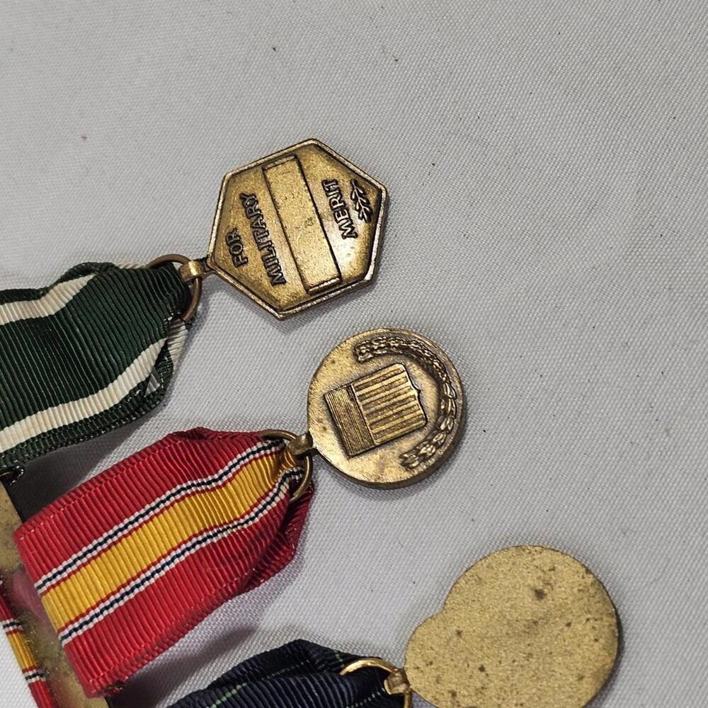 Vintage US Navy Milita Miniature Dinner Dress Unifor Medals Expert Pistol Rifle - Picture 9 of 12